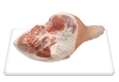 Leg Square Cut, Bone-in, Skin On